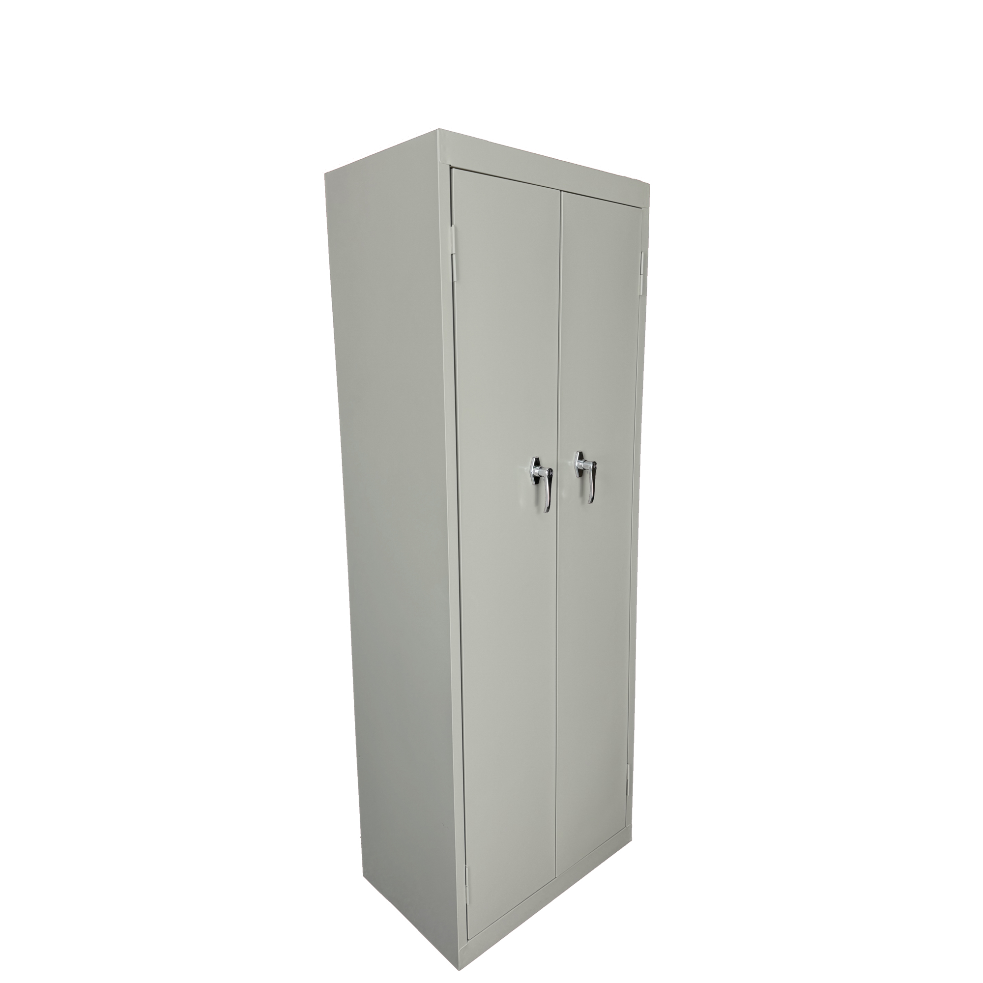 Steel Cabinets USA Utility Storage Cabinet — 24in. x 15in. x 66in., Fixed Shelves, Gray, Model# FS-246-G
